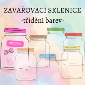 Třídění barev, zavařovací sklenice
