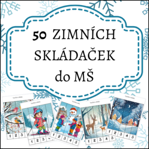 Zimní skládací obrázky