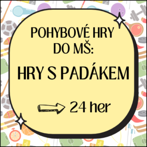 24 pohybových her s padákem do MŠ
