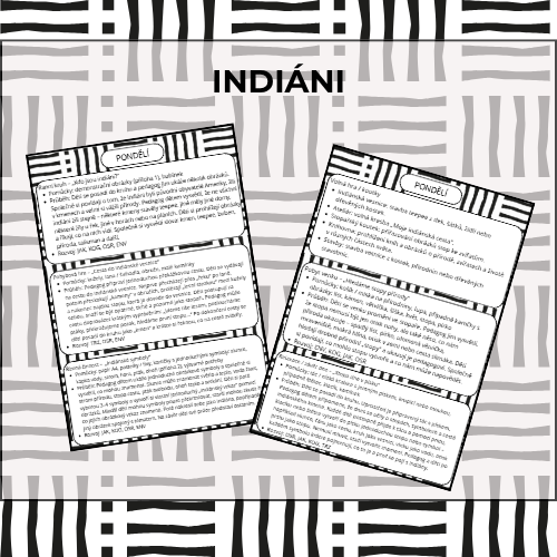 Indiáni: týdenní příprava do MŠ - Obrázek 4