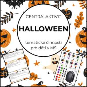 Halloween: centra aktivit do MŠ!